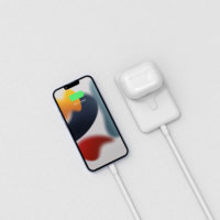 PD 20W Schnelllade-Power bank für iPhone 13.12.14 Pro Max 5000Mah Mini-Halterung Magnetische Power bank für Airpods 2 3 Pro