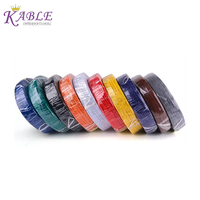 Fil électrique AWM 1015 10AWG à âme unique isolé PVC BC/TC, homologué VW-1 FT1, résistant au feu 600V DC