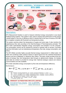 Compteur BTU ultrasonique de haute qualité pour systèmes de chauffage, de refroidissement et d'eau, surveillance de la consommation d'énergie, disponible au meilleur prix - Product Image 6