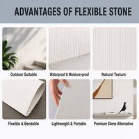 Pierre de chemin de campagne, texture naturelle, carreaux muraux en pierre souple, durables, ignifuges, pierre douce pour la décoration de villas de luxe