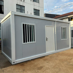 Casa contenedor desmontable prefabricada de China, 20 pies/40 pies, Instalación rápida, diseño moderno, paquete plano, casas pequeñas para acampar, edificios de oficinas - Product Image 6