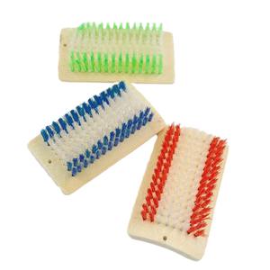 Venta al por mayor de fábrica, cepillos cuadrados de madera de alta calidad para ropa, cepillos cuadrados de bambú, cepillos cuadrados de cerdas de colores. - Product Image 4