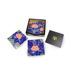 VietnamCrafts - Posavasos de Lujo Personalizables Hechos a Mano, Ecológicos, de Laca, Arte Popular, Duraderos, de Alta Calidad, para Bebidas Calientes - Product Image 4