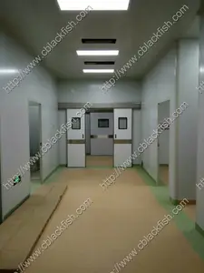 Modular Clean Room Lab Laboratory Dust Free Cleanroom Wall Stainless Steel Clean Room Door