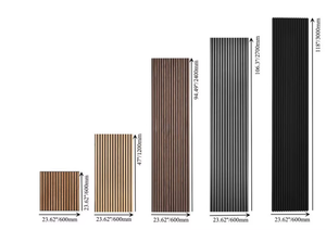Pannelli Acustici Moderni in MDF <span class=keywords><strong>Fonoassorbente</strong></span> con Doghe in Legno per Hotel, Pannelli Murali Personalizzabili con Isolamento Acustico - Product Image 5