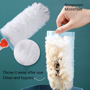 Offre Spéciale : <span class=keywords><strong>Plumeau</strong></span> Électrostatique Jetable en Microfibre pour Voiture, Nettoyage Statique des Plafonds, Manche Extensible, Recharge Incluse - Product Image 3
