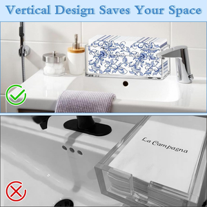 Dispensador de servilletas de acrílico <span class=keywords><strong>Vertical</strong></span> a prueba de agua, toallero de papel para salpicaduras para mesa, cocina, cóctel, toallas de invitados, cajas de pañuelos - Product Image 5