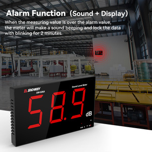 Máy đo tiếng ồn SNDWAY Lớp 1 với bộ hiệu chuẩn âm thanh để tuân thủ cơ sở 9001 ISO - Product Image 4