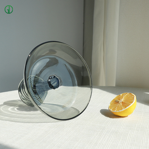Table Basse en Verre Coloré Contrastant de Style Nordique Danois Écologique, Plateau à Fruits Secs pour Salon, Salle à Manger et Réception – Offre Spéciale - Product Image 5
