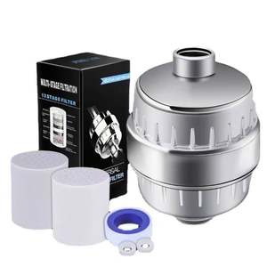 Juego de Filtros de Ducha Purificadores de Agua Universales de 25 Etapas, 20 Etapas y 15 Etapas con Cartuchos de Repuesto, Filtro de Ducha para el Cuidado de la Piel - Product Image 1