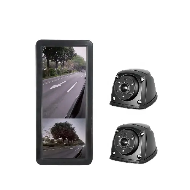 STONKAM 12.3 인치 전체 화면 후면보기 미러 카메라 미러 모니터 사이드 뷰 트럭