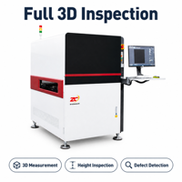 Machine AOI 3D d'usine chinoise, équipement d'inspection optique automatique, caméra 12MP pour la soudure de composants sur ligne d'assemblage SMT PCB