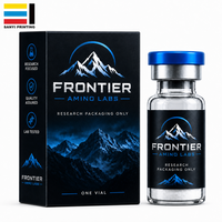Boîte personnalisée en carton pour flacons avec insert blister transparent, emballage de 1/2/3/10 unités, impression de logo personnalisée pour emballage de 3 ml et 10 ml