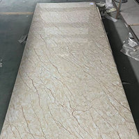 Panneau mural en feuille de marbre, PVC imperméable, panneau MDF UV, panneau mural en PVC de 3 mm