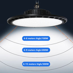 Lámpara Industrial de Aluminio Tipo UFO a Prueba de Explosiones, Polvo y Agua para Almacenes, 200W/150W, Certificación CE, AC 85-265V - Product Image 3