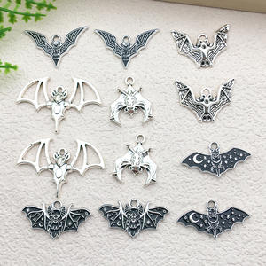 Halloween Chauve-Souris Bijoux DIY Pendentif Bracelet Boucles D'oreilles Collier Accessoires En Gros - Product Image 2