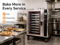 Four combiné électrique pour restaurant, four à vapeur et à cuisson pour usage professionnel en restauration