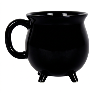 Taza de Cerámica Negra con Diseño de Caldero de Brujería, Ecológica, de Porcelana Fina, con Logotipo Personalizado, Estilo Clásico de Halloween, Regalo Empresarial, con Asa - Product Image 1