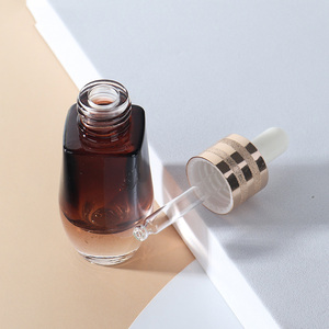 Botella de vidrio de aceite esencial de lujo personalizada de 20ml, cuentagotas de vidrio <span class=keywords><strong>Estel</strong></span> Serum Quality Skincare Glass Packaging Container - Product Image 4