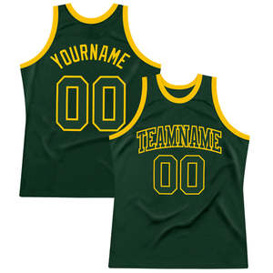 Conjunto Completo de Uniforme de Baloncesto Personalizado para Adultos, Sublimado, Transpirable, Antibacterial, de Secado Rápido, Verde, Reversible - Product Image 1