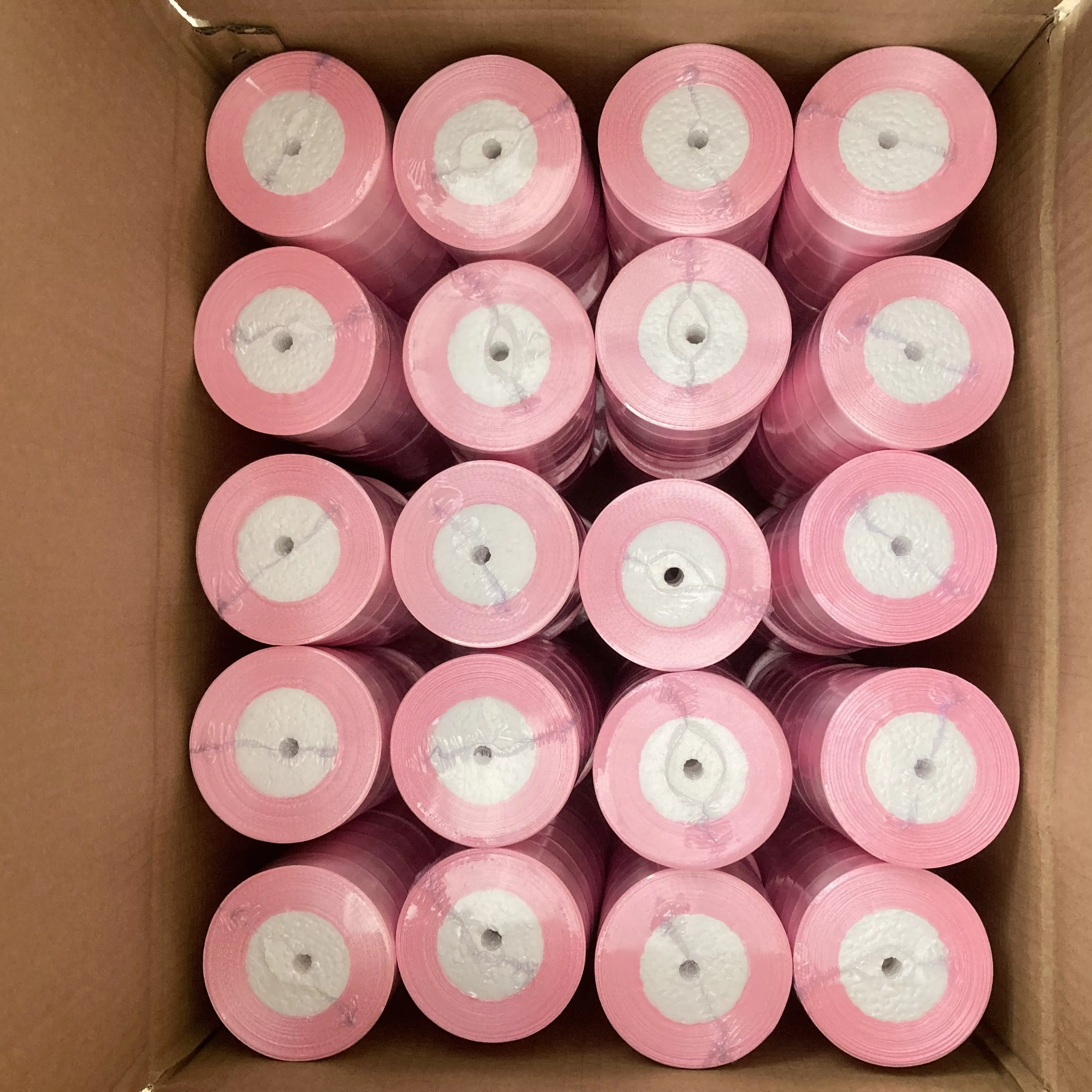 Byron Wholesale Custom Satin Ribbon Roll 1/2'' Satin Ribbon 1.2 cm for Floral Bouquets Gift Wrap