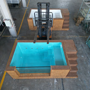 Custom Fiberglass Pool for <b>Garden</b> Use UV Resistant Durable and Easy to <b>Set</b> Up for Relaxation and Fun in Outdoor Spaces - Product Image 2