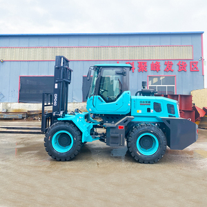 4wd 4x4 2.5 Ton 3 Ton 3.5 Ton 5 Ton Off-road Diesel All Rough Terrain Forklift Truck Off Road Carretilla Elevadora For Sale - Product Image 1