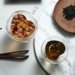 <span class=keywords><strong>Taza</strong></span> de cristal personalizada en forma de corazón <span class=keywords><strong>con</strong></span> asa <span class=keywords><strong>taza</strong></span> de cristal transparente resistente al calor para té <span class=keywords><strong>con</strong></span> leche, jugo y café - Product Image 5