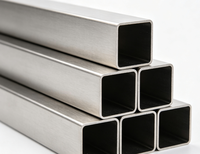 Tube carré en acier inoxydable 304 de qualité supérieure 12x12x1mm finition miroir pour garniture décorative de fenêtre