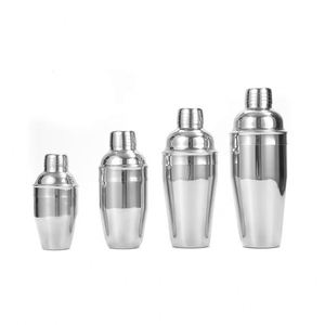 Promotional Custom Logo 250ml Stainless Steel 304 Food Grade Three-Section Modern Cocktail Shaker Bottle & Milk <b>Tea</b> Cup Bar <b>Set</b> - Product Image 1