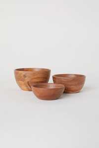 ชามซุปทำจากไม้วัสดุธรรมชาติที่ทันสมัยเป็นมิตรต่อสิ่งแวดล้อมขัดเงามีหลายรูปทรงสำหรับตกแต่งของขวัญทางธุรกิจ - Product Image 2