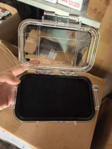 Travel Transparent Case With <b>Cushion</b> Shockproof Moisture Proof Waterproof <b>Storage</b> Container For Outdoor Use - Product Image 5