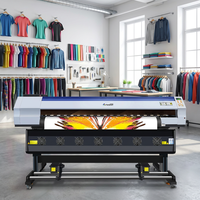 Printer Flatbed Inkjet Sublimasi Pewarna FEDAR Baru 1900MM untuk Pencetakan Tekstil Motor Otomatis Akurasi Tinggi