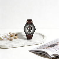 Montre-bracelet multifonctionnelle innovante avec mouvement Crazy Hour, boîtier de mouvement fiable, montre tendance, cadeau distinctif, montre à boîtier de mouvement