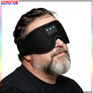 Antifaz Musical Inalámbrico Bluetooth 5.4 con Material Transpirable, Auriculares 3D <span class=keywords><strong>para</strong></span> <span class=keywords><strong>Dormir</strong></span> y Tomar Siestas - Product Image 1