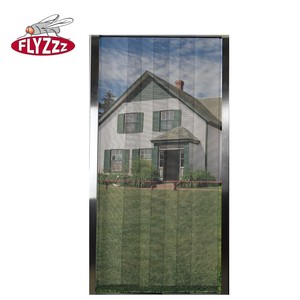 רשת נגד יתושים לדלת, ללא ידיים, בסגנון קיצי, וילון רשת נגד חרקים עם סגירה מגנטית לחלונות - Product Image 1