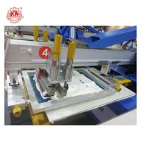 Máquina de Serigrafía Automática Ovalada Multicolor KINWAH (DOPSING) de Buena Calidad para Prendas de Vestir y Camisetas, AC380V, 1 Año de Garantía