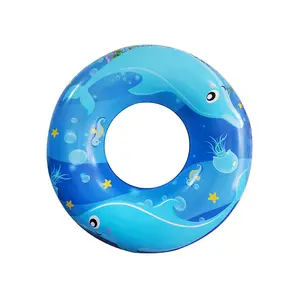 Grand PVC épais de 90cm, jouet de décoration amusant pour piscine gonflable, anneau de flotteurs pour adultes