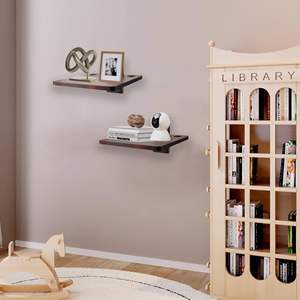 Estante Flotante de Madera para Montar en la Pared, Multiusos, Estilo Vintage, Soporte Resistente, Fácil de Instalar - Product Image 2