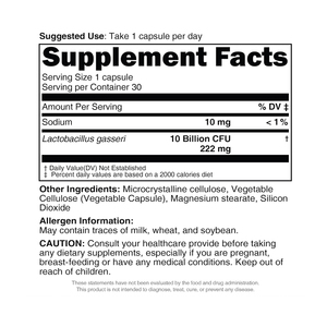 <span class=keywords><strong>Lactobacillus</strong></span> <span class=keywords><strong>gasseri</strong></span> de marque distributeur ODM OEM 10 milliards d'UFC capsules de complément alimentaire gestion du poids et santé digestive - Product Image 2