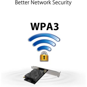 Adaptador WiFi 7 PCI-E PCE-BE92BT con 2 Antenas Externas, Banda de 6GHz, Compatible con 5.4 WPA3, Color Negro, Compatible con Windows - Product Image 5