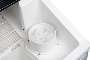 Machine à glaçons électriques d'extérieur de comptoir 15 kg/24h en acier inoxydable avec râpe, pour usage domestique et VR, classe énergétique A+++, écoénergétique - Product Image 5