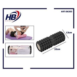 Bâtons de massage, balles et rouleaux de yoga noirs en forme de croissant 13*33cm - Product Image 1