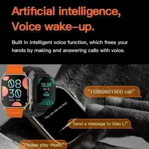 Reloj Inteligente 7 en 1 con Correa DT900, <span class=keywords><strong>Música</strong></span>, Carga Inalámbrica, Llamadas por BT, Monitor <span class=keywords><strong>de</strong></span> Salud y Ejercicio, Reloj Deportivo Inteligente para Hombres y Mujeres - Product Image 4