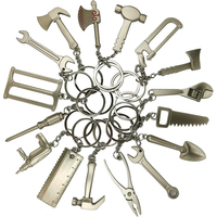 Coffret Cadeau Exquis : Mini-Kit d'Outils de Réparation de Luxe – Clé à Molette, Marteau, Pince, Clé à Écrous – Porte-clés Utilitaire Métallique – Expédition Rapide