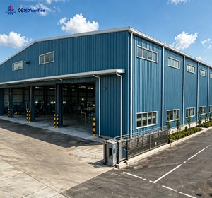 Edificio de Almacenamiento de Alta Gama, Estructura de Acero Ecológica, Almacén de Acero, Taller de Acero - Product Image 1