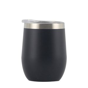 Gobelet à vin avec couvercle, surface enduite de poudre anti-transpiration, 12 oz, cadeau d'anniversaire pour fête au bord de la piscine, terrasse, ASM09 - Product Image 2