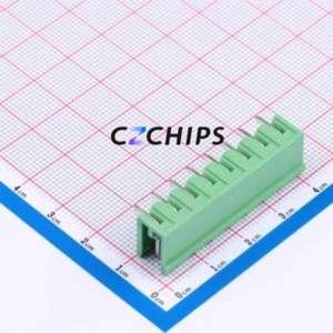 DB2ER-5.0-8P-GN Plug-in Terminal Block P=5mm Connector Board-to-Board / Socket - Open 1x8P 5mm Green - Product Image 2