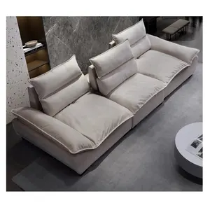 Customize Cloud Modular L Sectional Sofa Modern Living Room Upholstered Sofa down soft sofa