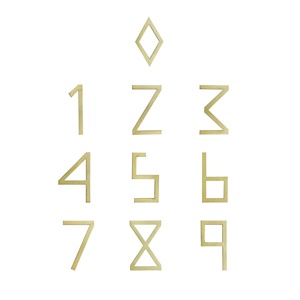 Plaque de signalisation de numéro de porte de <span class=keywords><strong>maison</strong></span> de 3 pouces Design adhésif Porte Zahlen Acier inoxydable Adresse Chambre Hôtel Flottant Numéro de <span class=keywords><strong>maison</strong></span> - Product Image 1